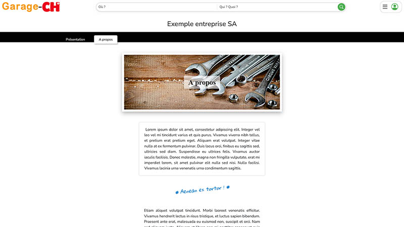 Solutions pour votre entreprise